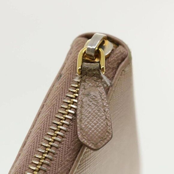 PRADA Long Wallet Safiano Leather Pink - Picture 8 of 15